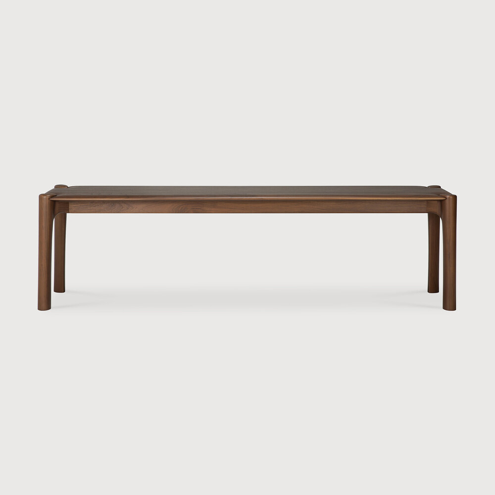 [11553] Banc 166cm Teck Brun PI